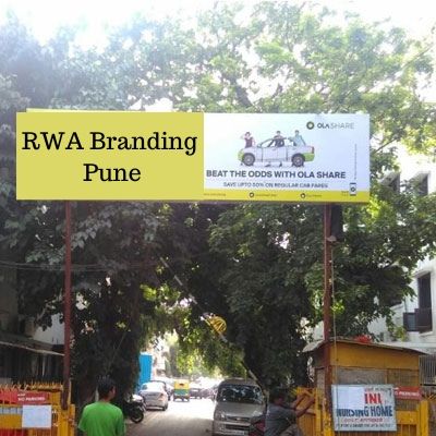 Residential Society Advertising in Zinnia Apartments Pune, RWA Branding in Pune Maharasthra